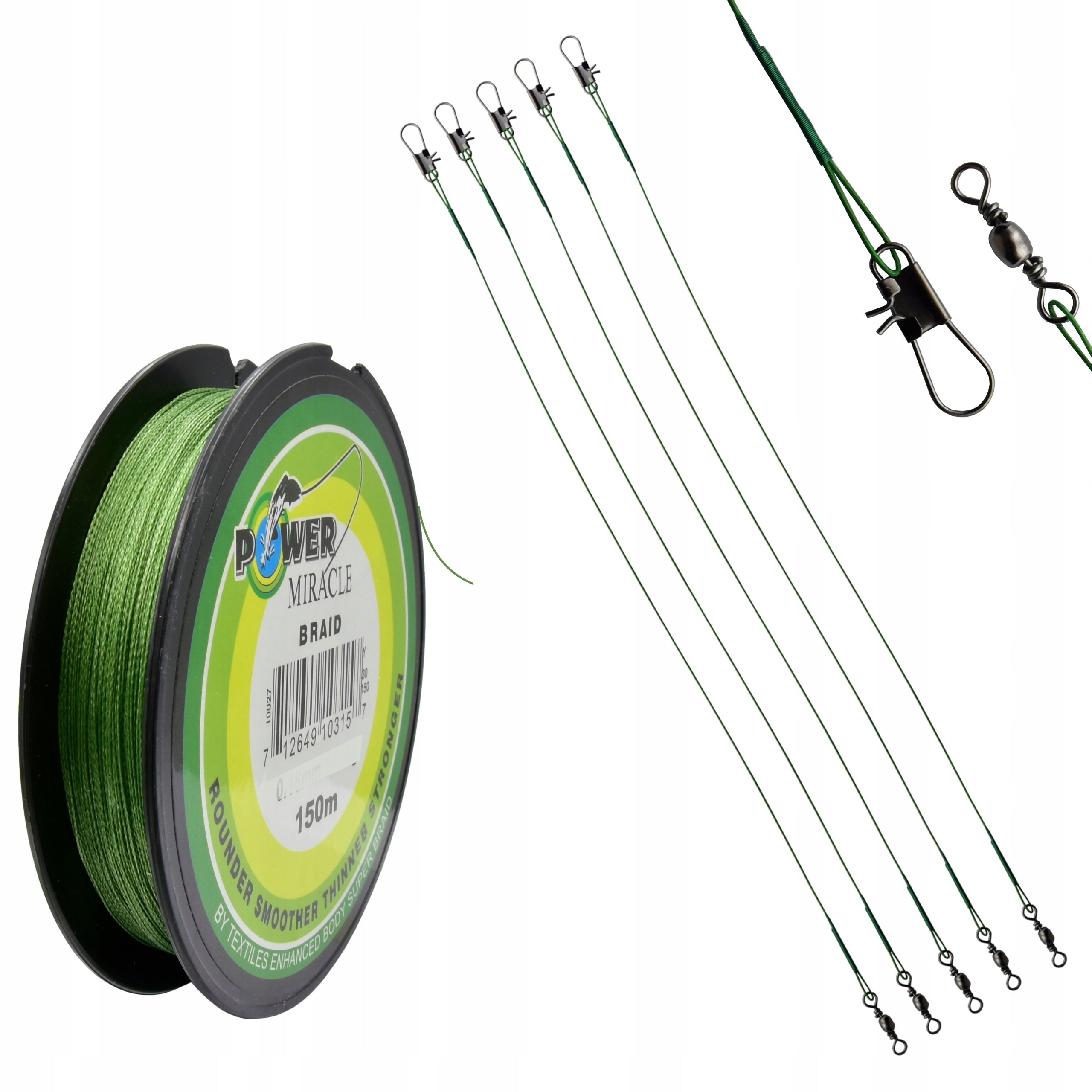 Spinning Fishing Set 210 cm FL POWER SPIN + Reel Lures Brand Margrom