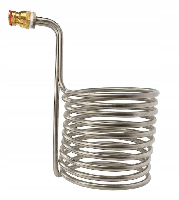 Spiral COOLER SMALL efficient FI18 10x1mm brass connectors for pool beer