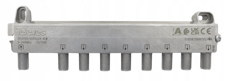 Splitter 1/ 8 Antenna TV Signal Splitter Televes 519508