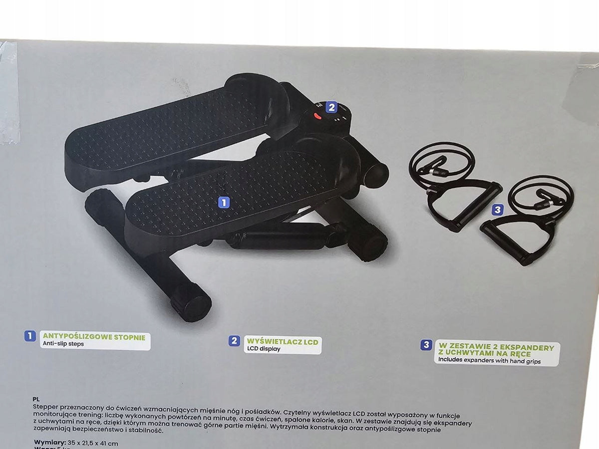 Spokey Flexi 944668 straight stepper with resistance cords Manufacturer code 944668
