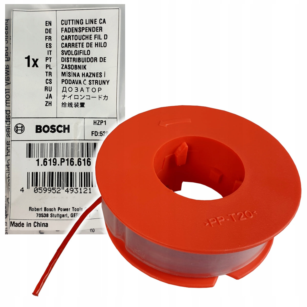 Spool with line Bosch for trimmers ART 23 ART 26 ART 30 EASYTRIM COMBITRIM