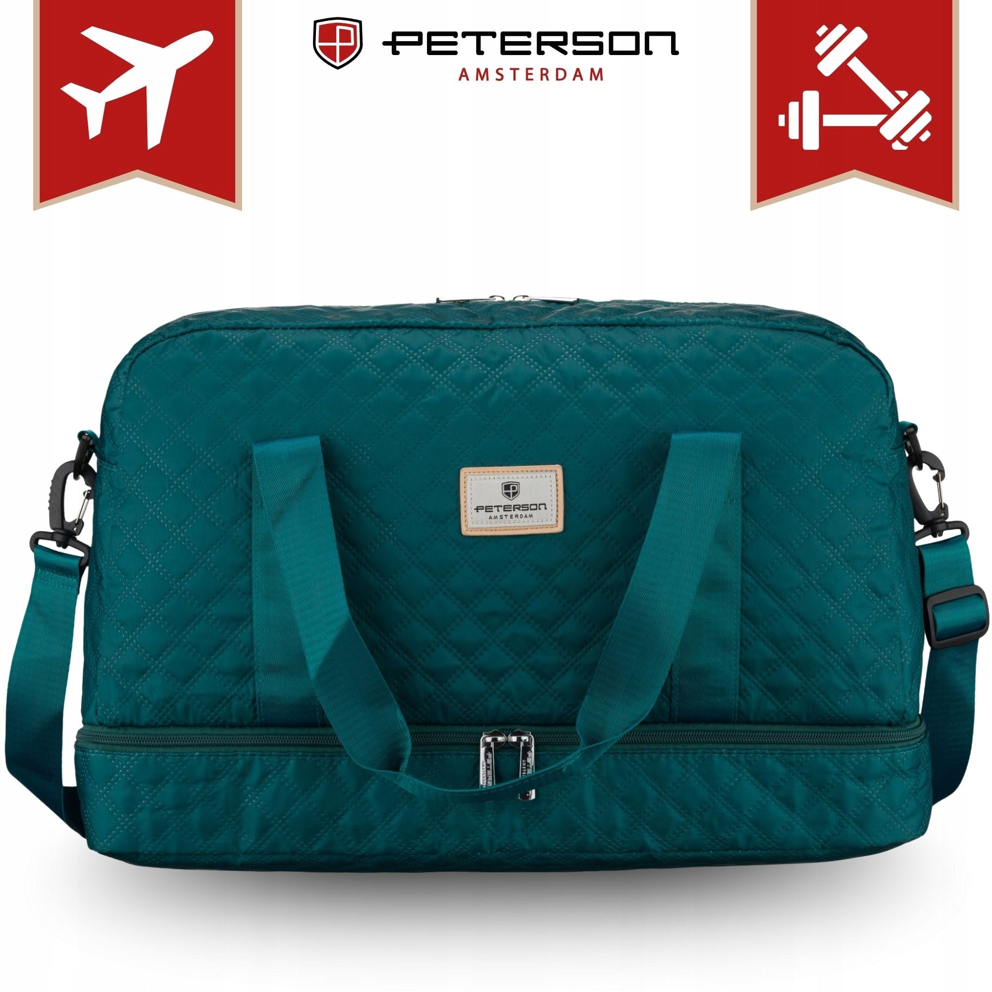 Sports Fitness Training Bag Peterson Women's Shoulder Gym Bag Brand Peterson