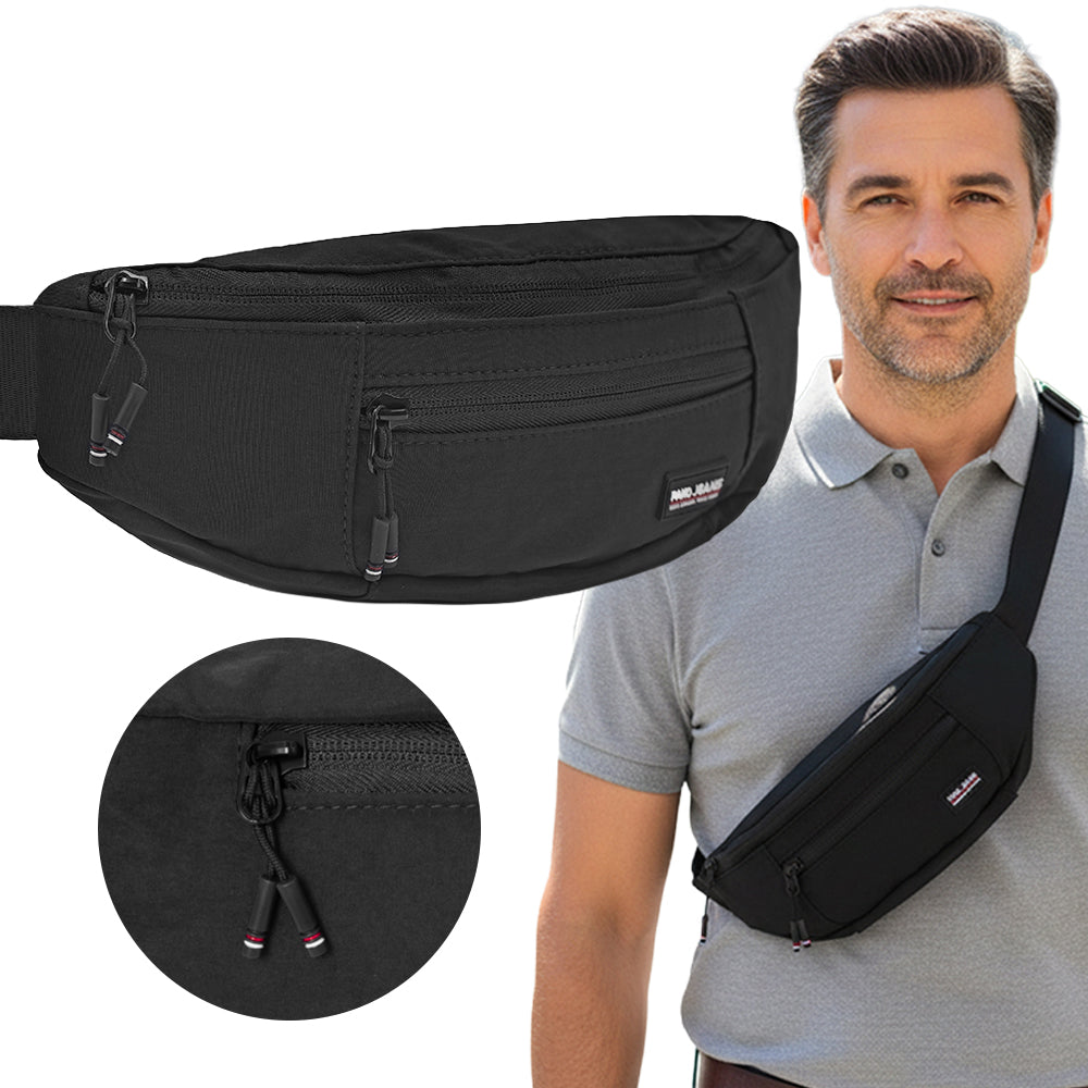 Sports SACHET for Belt Bum Bag Men's Hip Black Pako Jeans
