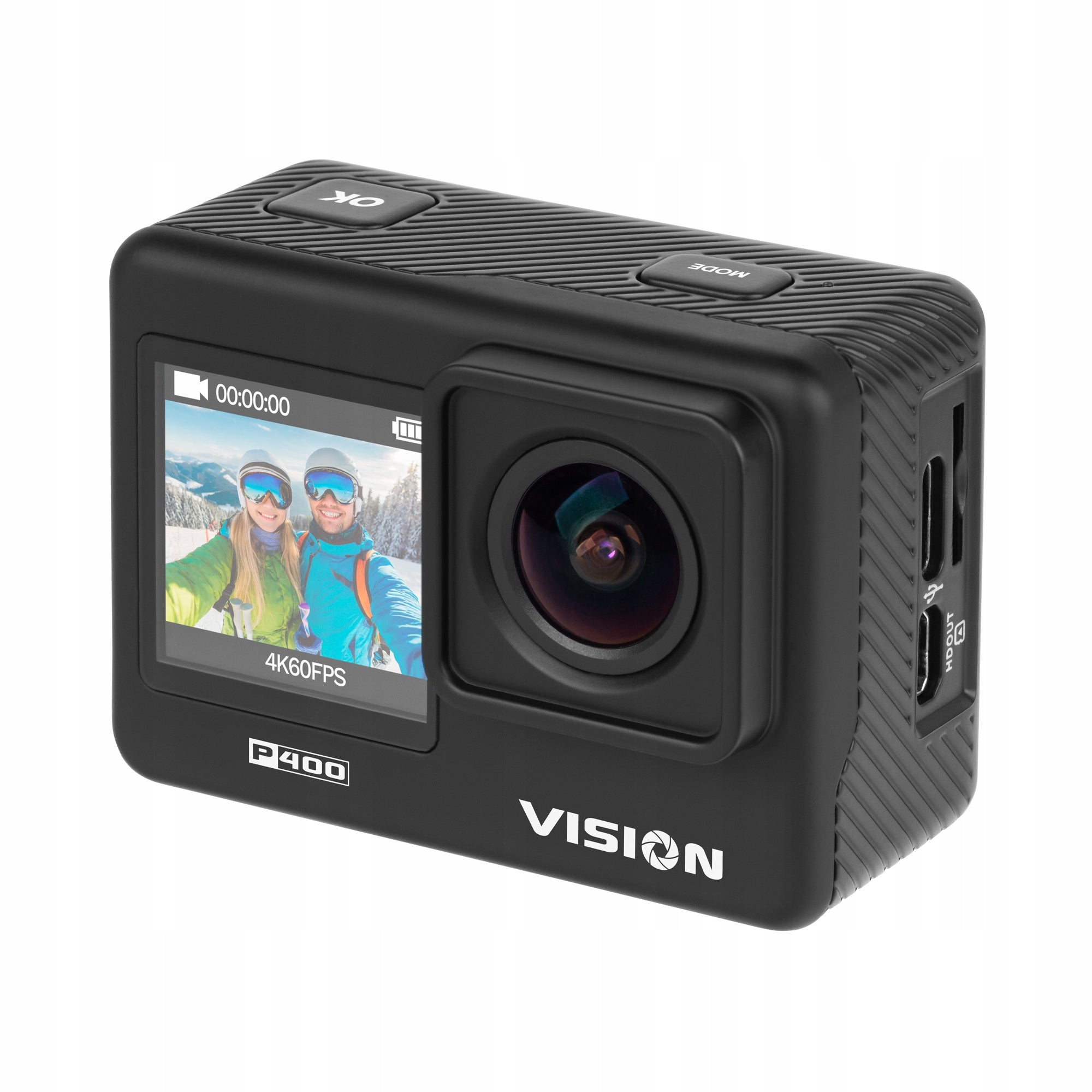 Sports camera 4K 60FPS camera Kruger&Matz Vision P400 accessories remote control Manufacturer code KM0292