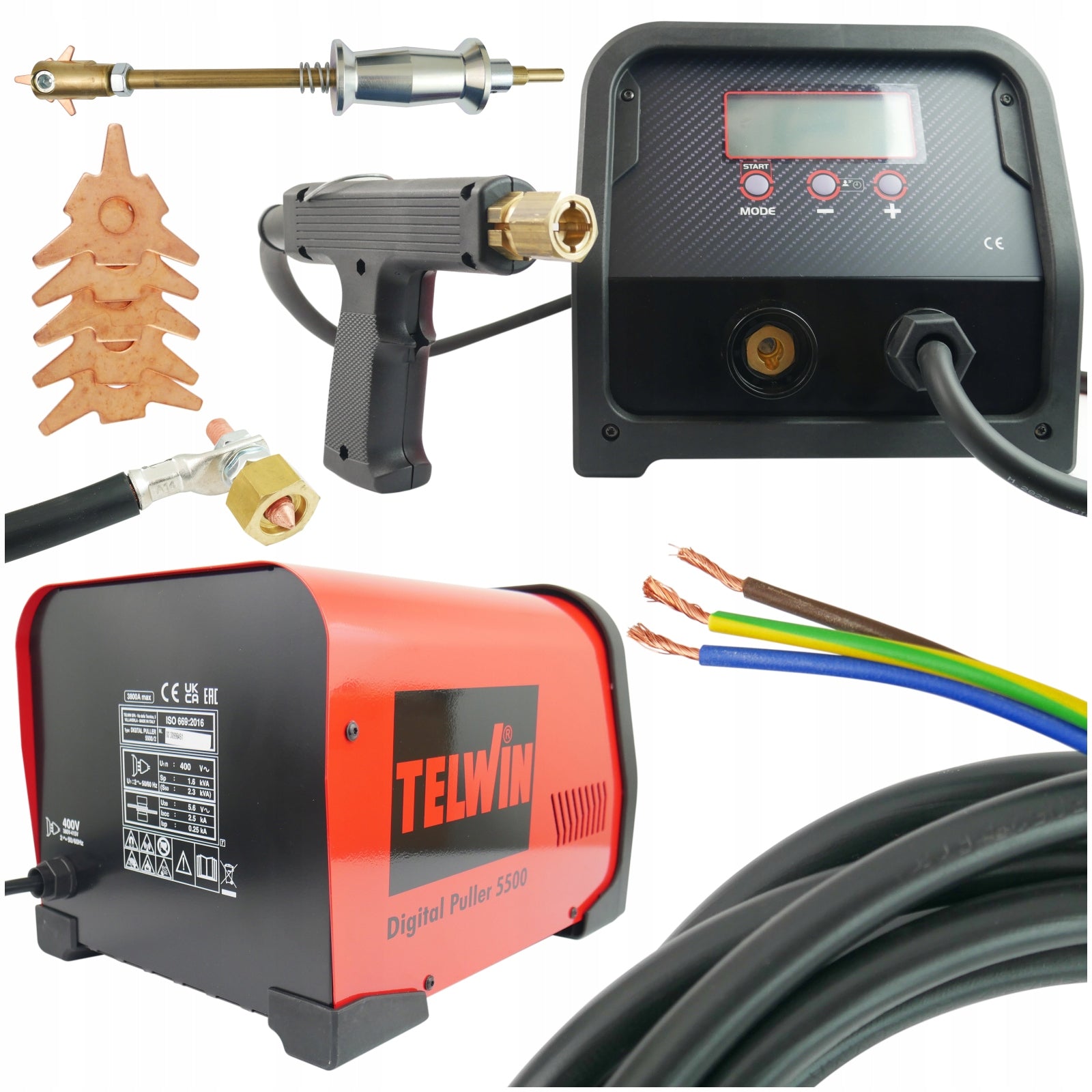 Spotter Sheet Metal Telwin Digital Puller 5500 400V BODY WELDER