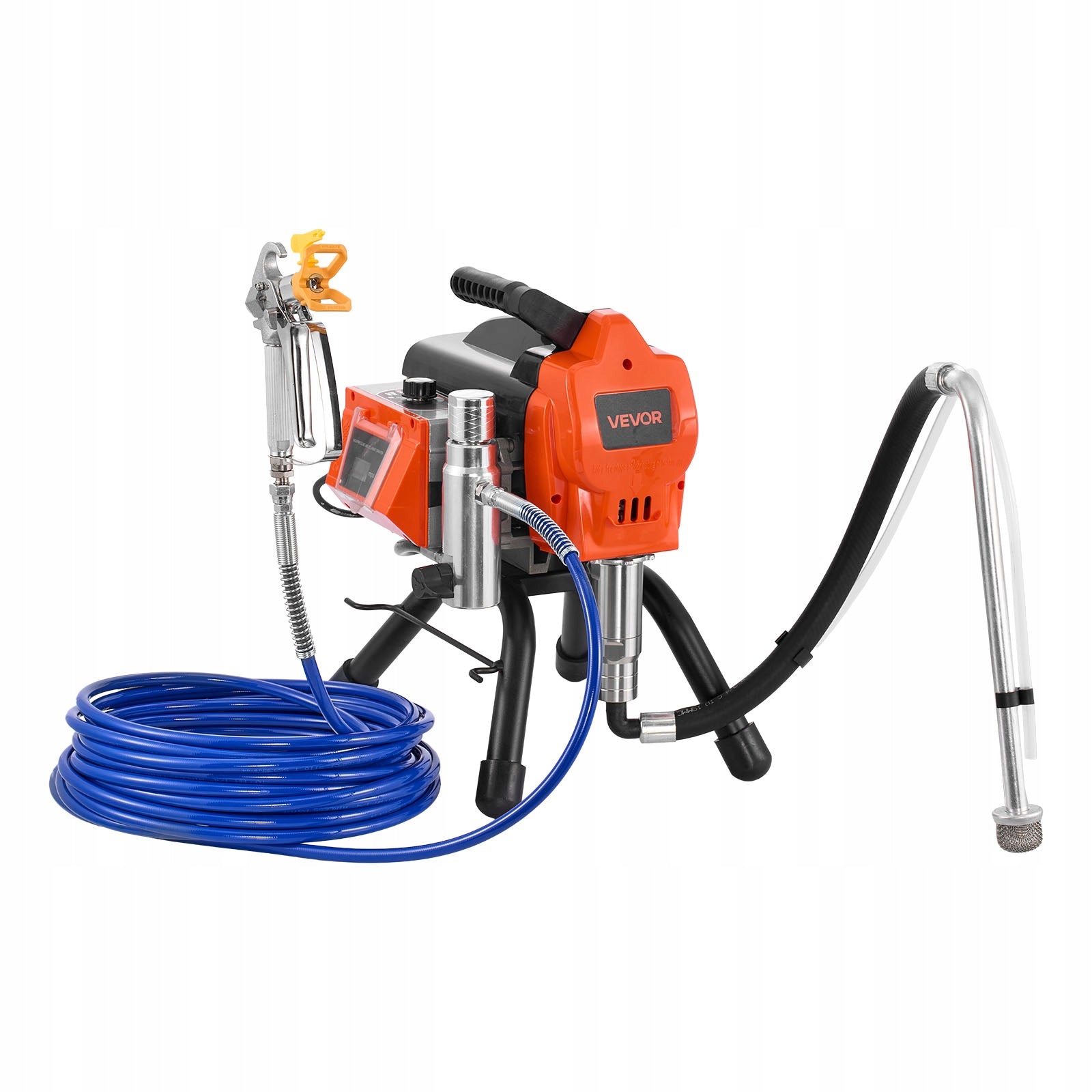 Spray Gun Efficient Coating Painting Aggregate Gun With Stand Power supply electrical