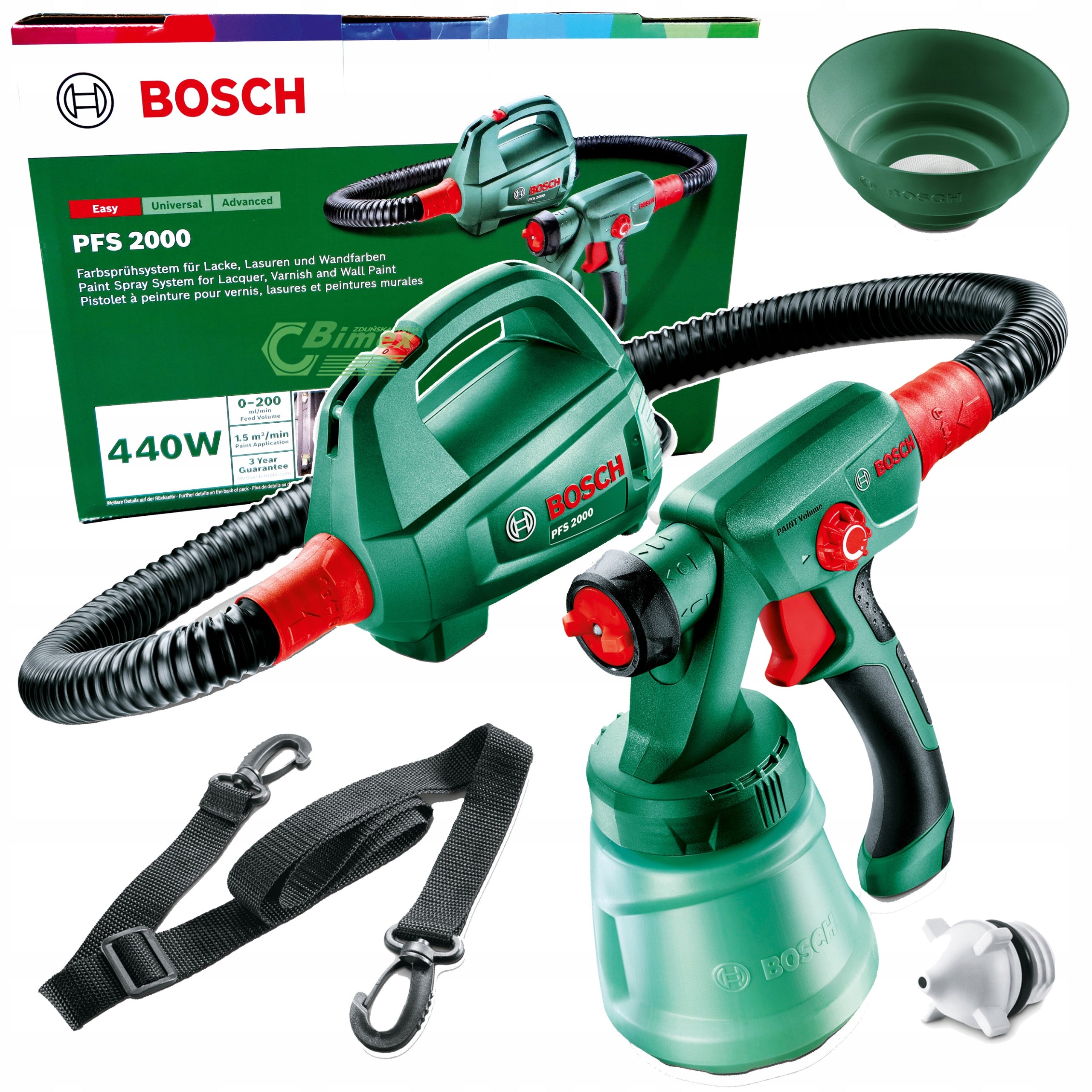 Spray gun 0,8L 440W BOSCH PFS 2000 0603207300
