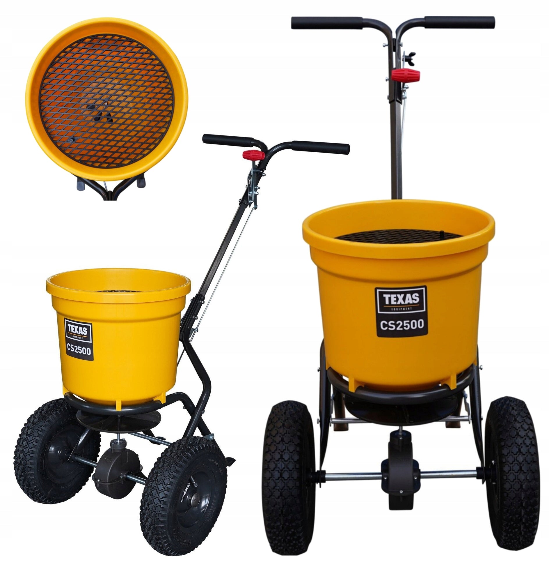 Spreader Grass Salt Fertilizer Granule Texas CS2500 25L Spreader Brand Texas