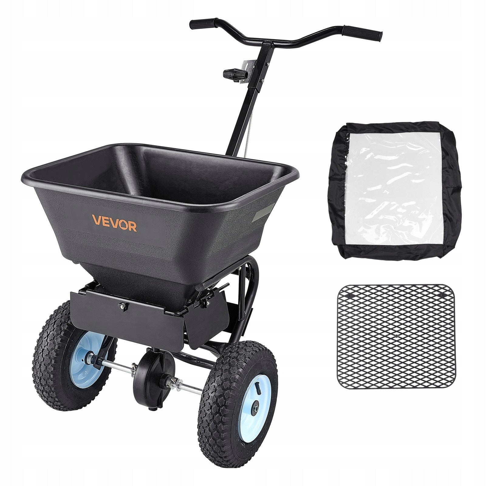Spreader Lifting capacity 45,2KG With 33CM Pneumatic Tyres For Fertilizer Spreading Brand Vevor