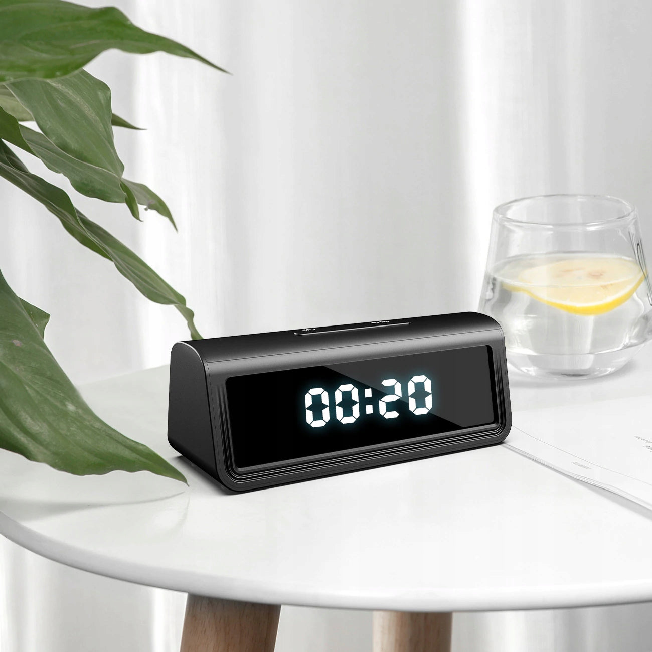 Spy Camera Alarm Clock Camera IP Clock WiFi 2,4 and 5 GHz Manufacturer code draVires K12