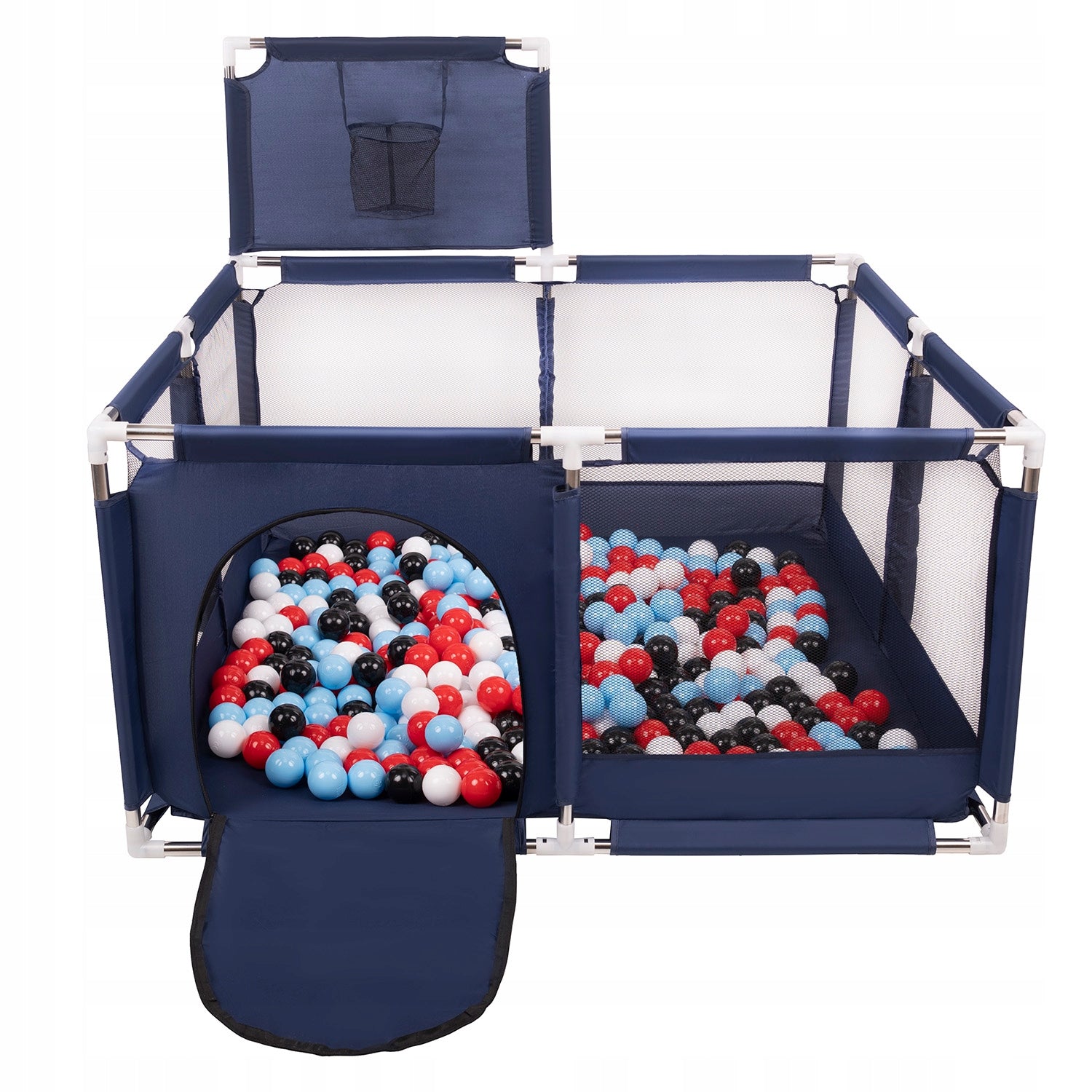 Square Playpen with Basket for Children 200 BALLS