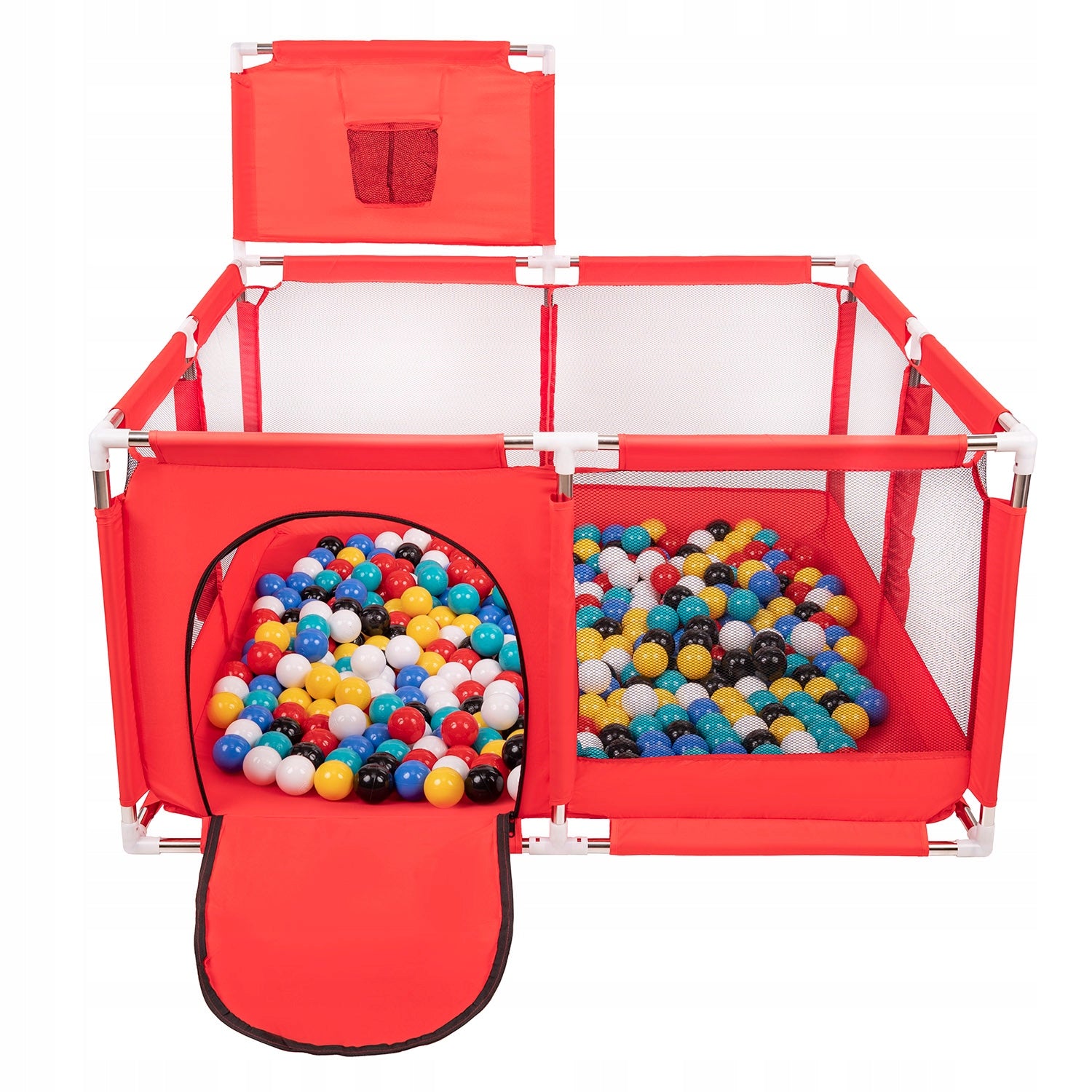 Square Playpen with Basket for Children 400 BALLS