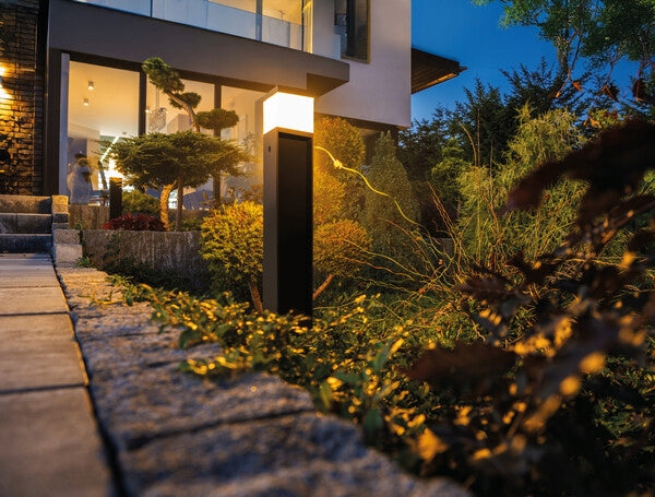 Square lighting post Kanlux G9 30 cm black Product height 30 cm