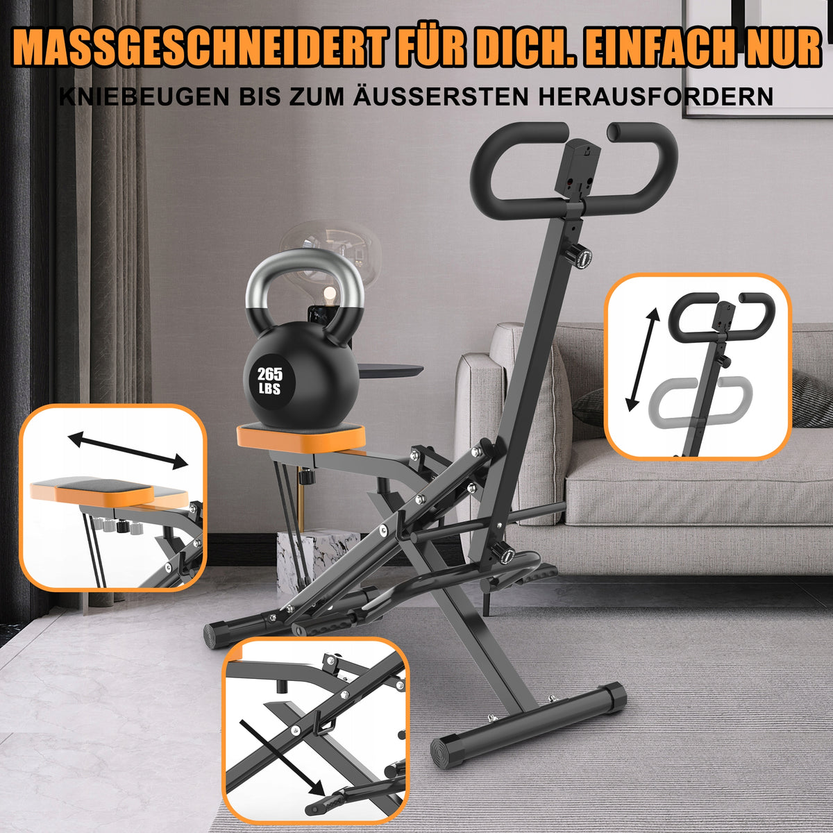 Squat machine, folding buttock trainer EAN (GTIN) 8001819310702