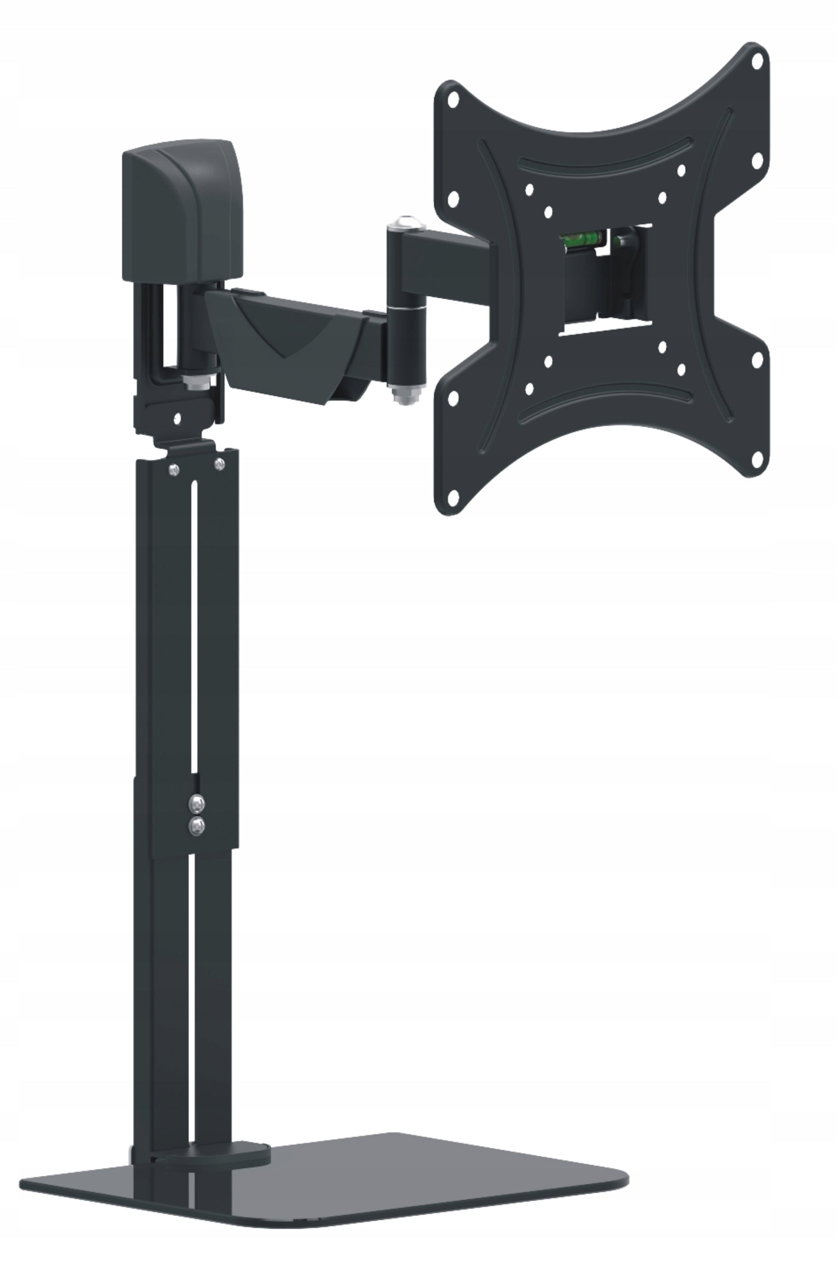 Stable TV Holder Stand TV Hanger 13"-42" with Glass Shelf Brand Red Eagle