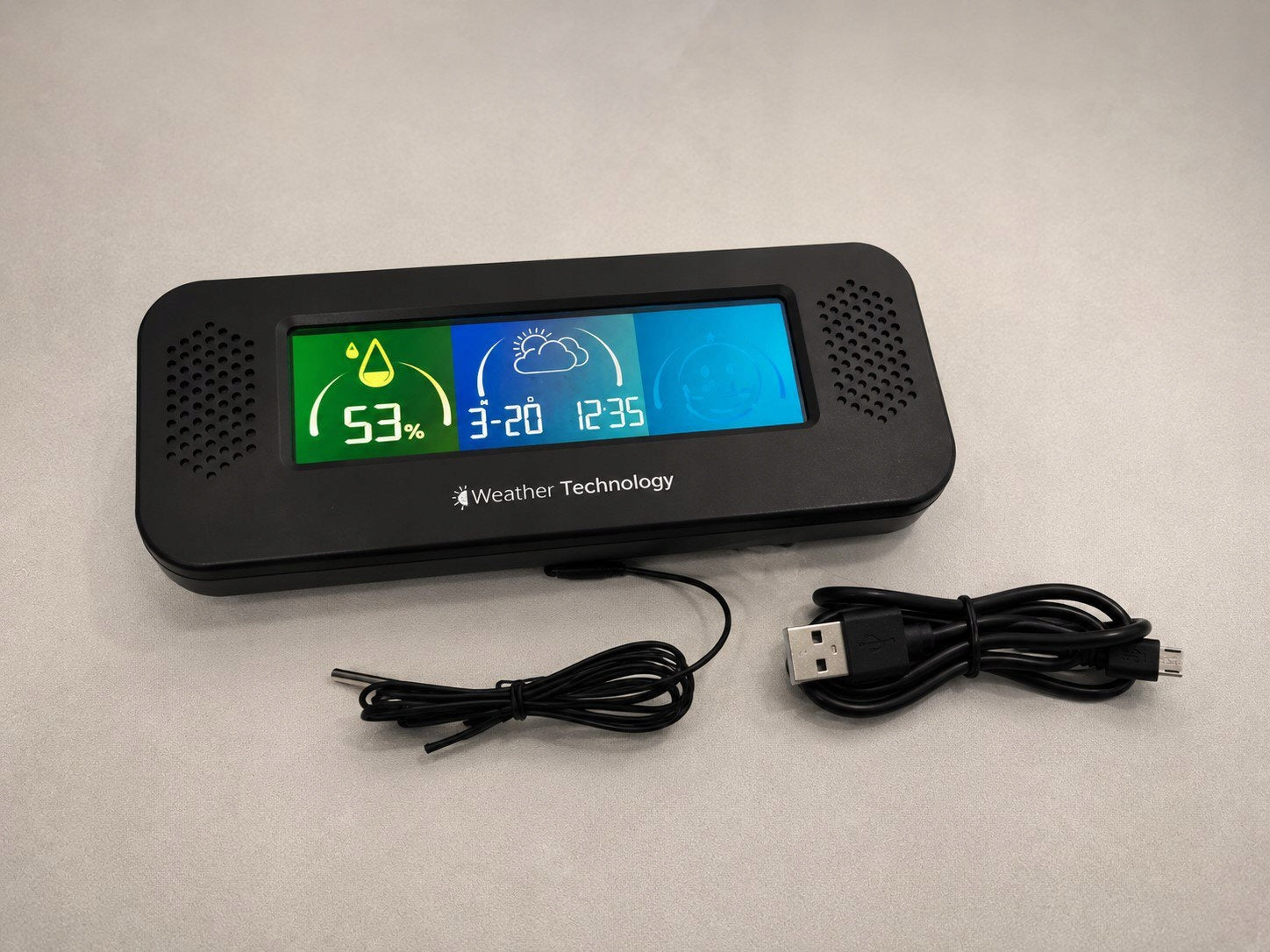 Stacja pogodowa z radiem FM LCD USB | Zegar | Termometr | Higrometr Manufacturer code AAA86 00 TU