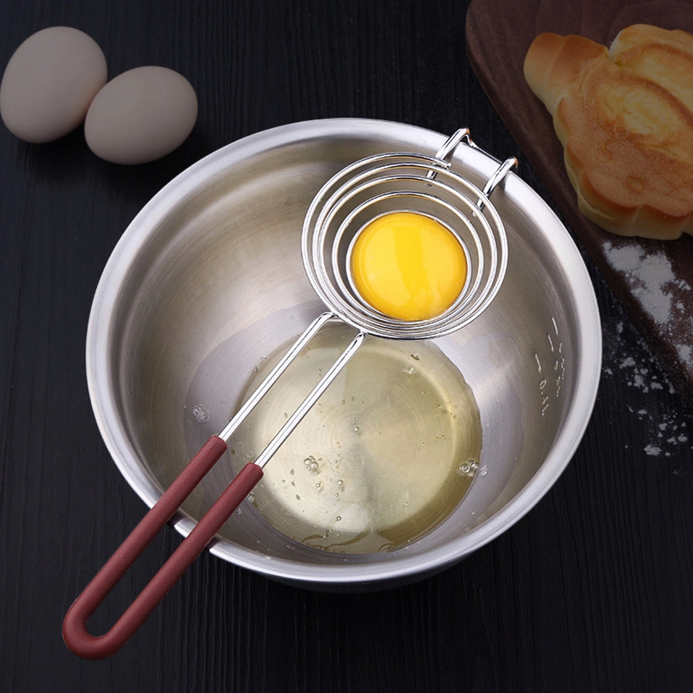 Stainless Steel Egg Separator Egg Yolk White Filter Separator Dominant color clear
