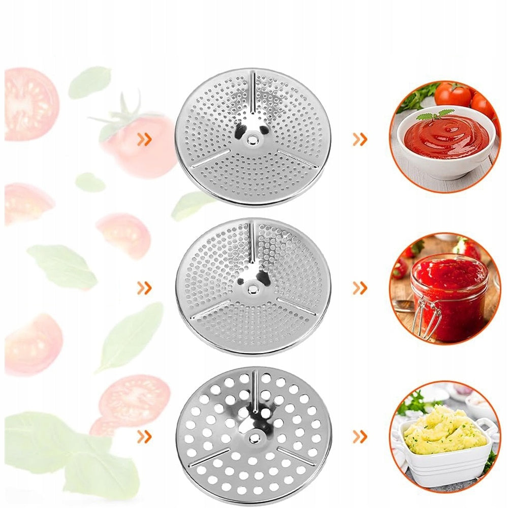 Stainless Steel Food Grinder, Food Grinder with 3 Discs Brand no brand