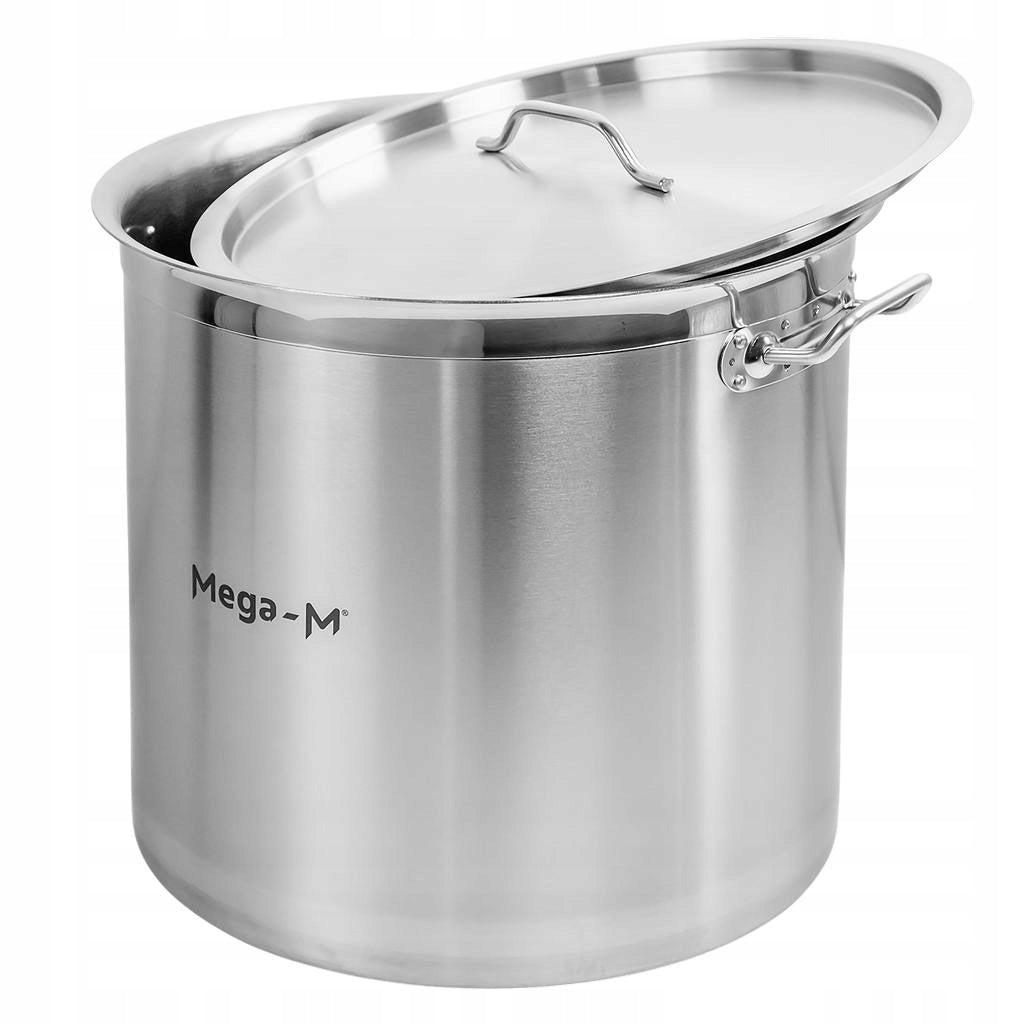 Stainless Steel High Pot with Lid 36l D. 36 cm Mega-M PRO Packaging status original