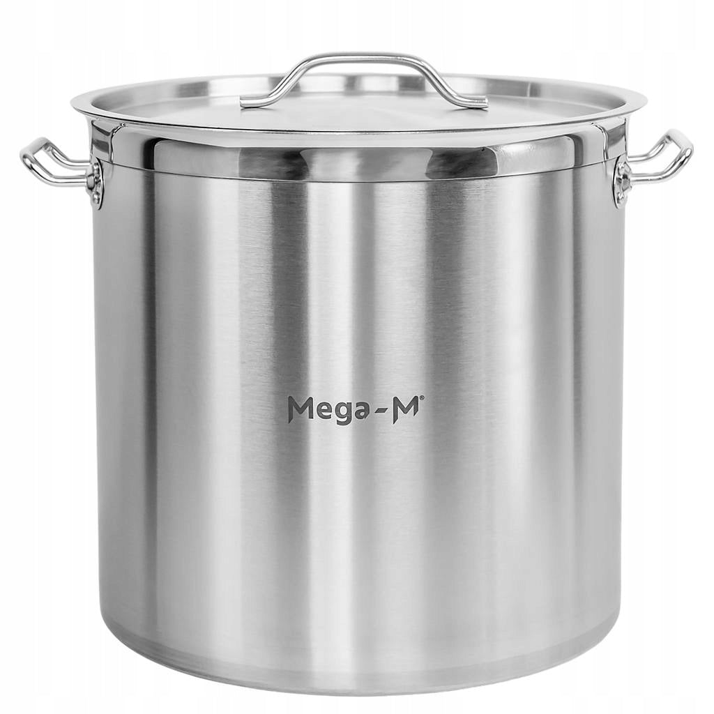 Stainless Steel High Pot with Lid 50l D. 40 cm Mega-M PRO