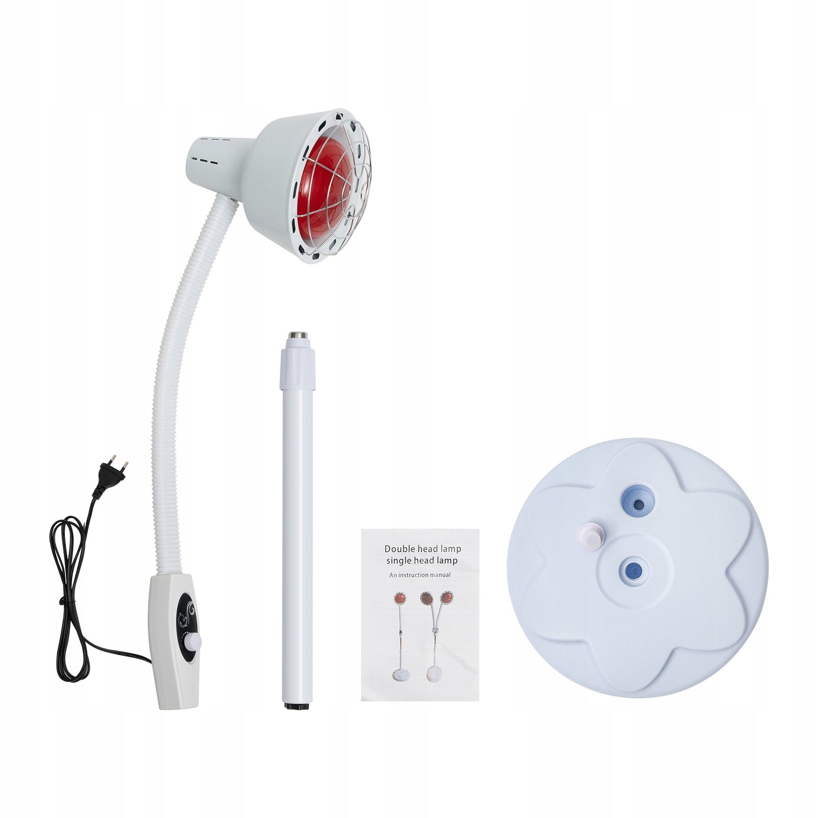 Stainless Steel Infrared Heat Lamp,275W Infrared Red Light Therapy Lamp220V Medical device no