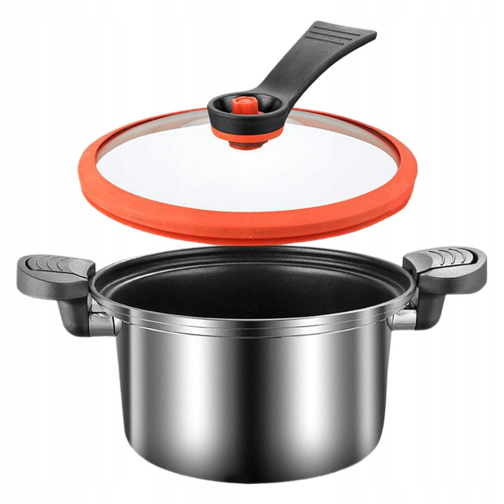 Stainless Steel Micro Pressure Cooker with Double Handles Brand no brand