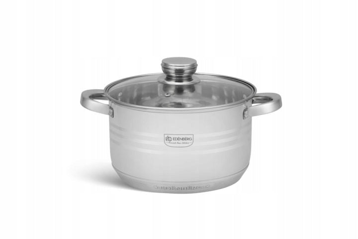 Stainless Steel Pot Set for Gas Induction 12 Parts Line Linie