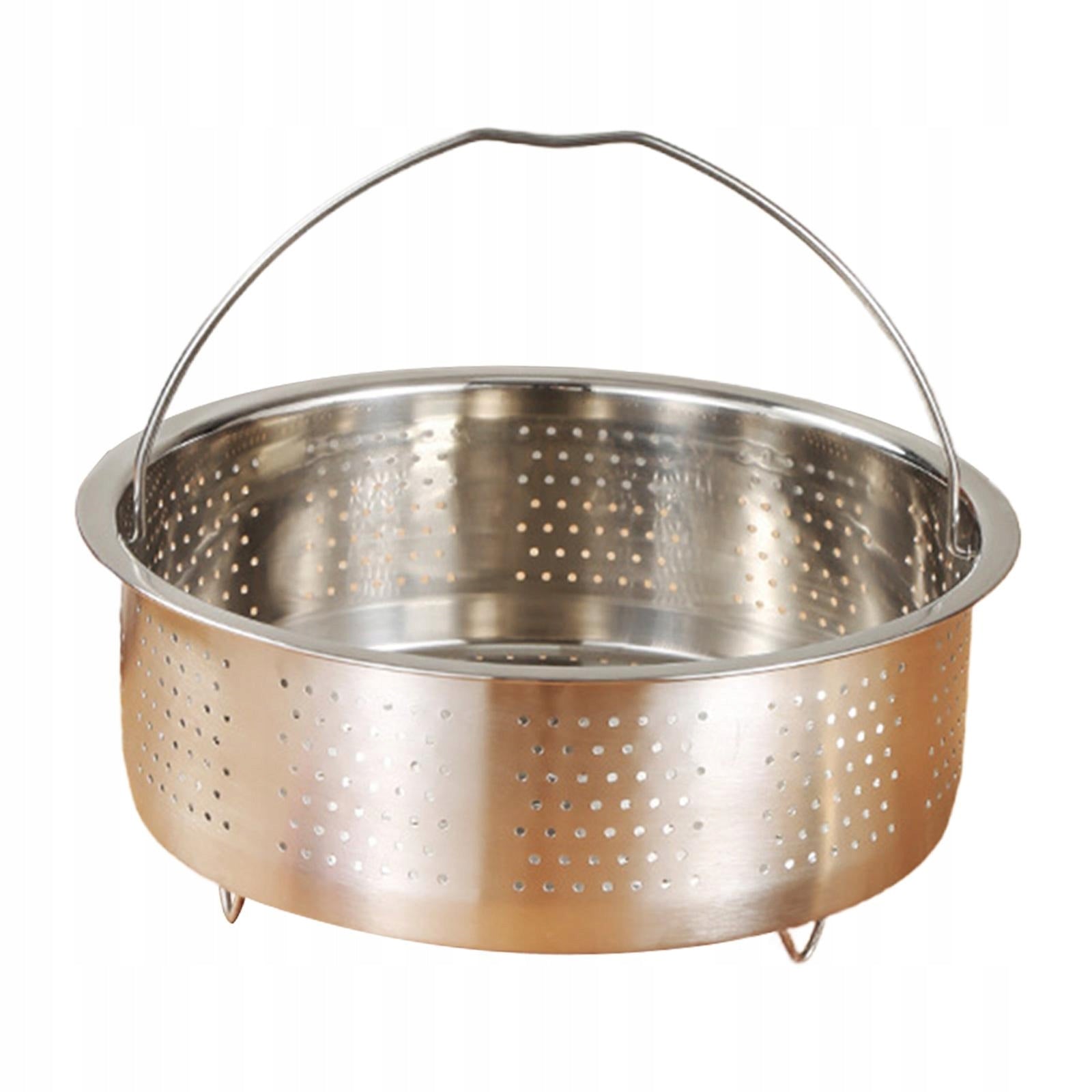 Stainless Steel Steamer Basket Solid Construction Vegetable 22x9.5cm