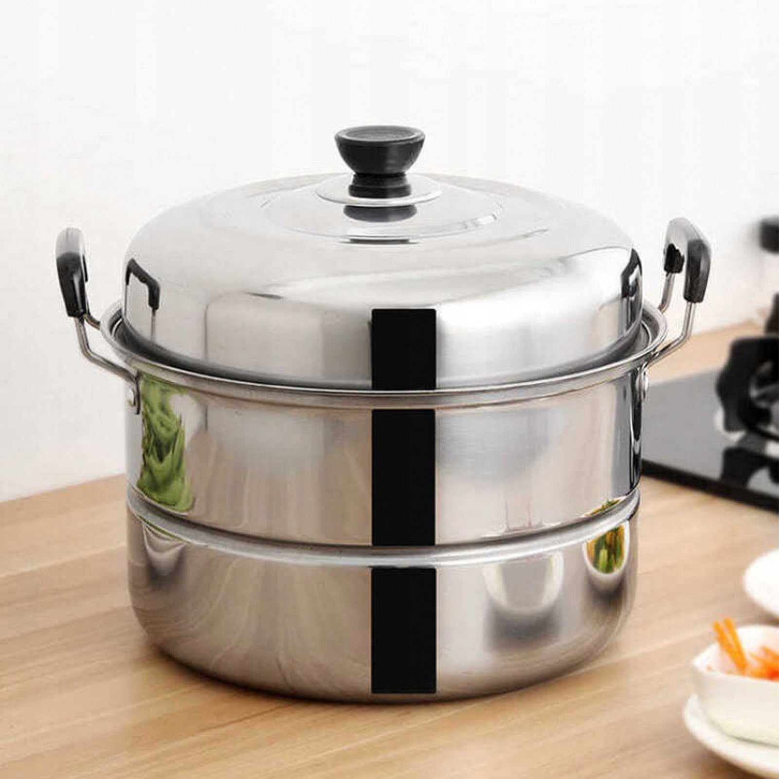 Stainless Steel Steaming Pot with Larger KZ Brand no brand