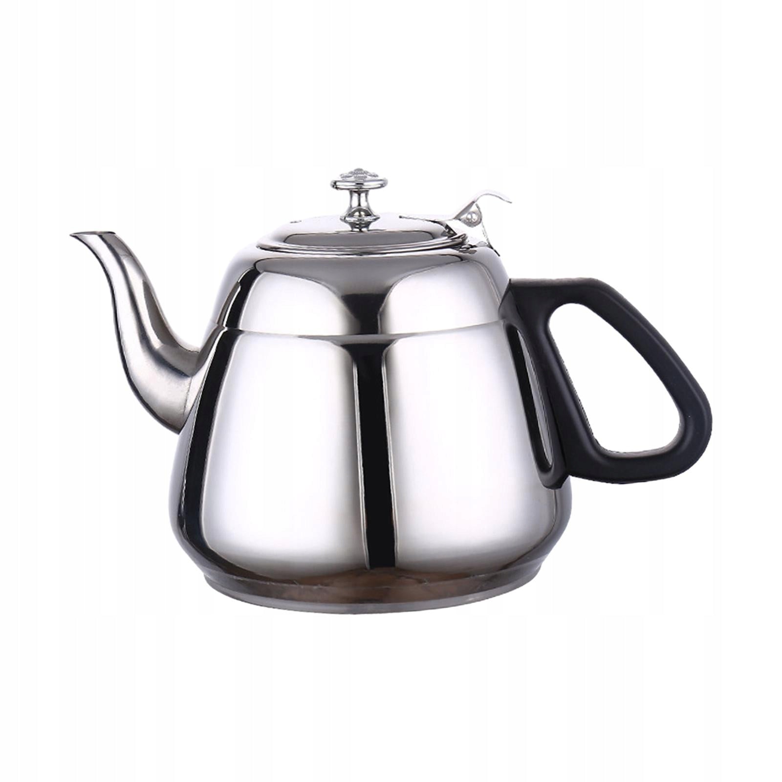 Stainless Steel Tea Pot Teapot Cooker Modern with Strainer Stovetop 1.5L Brand no brand