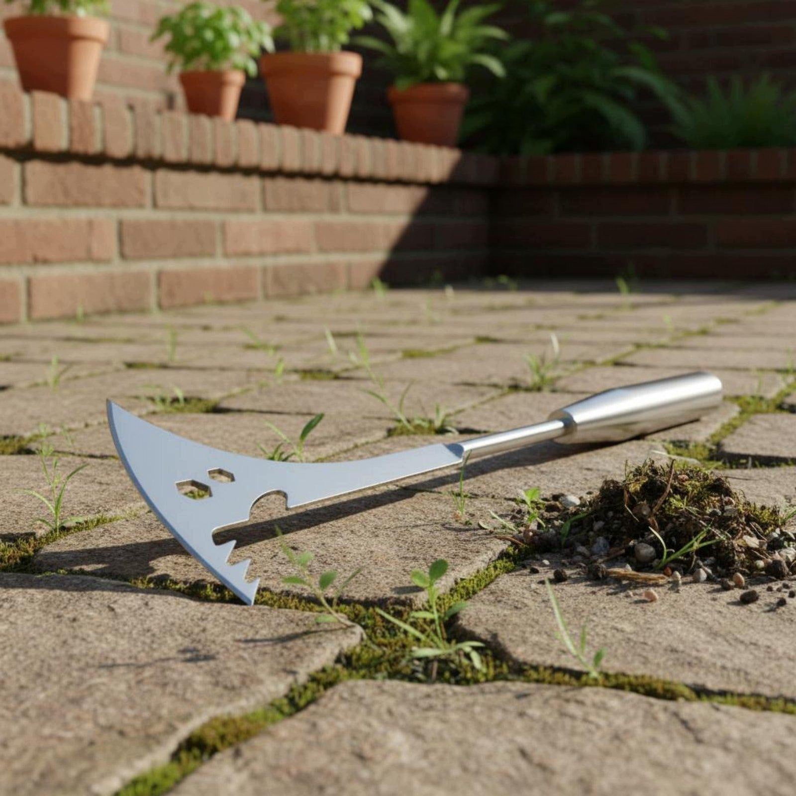 Stainless Steel Weeding Scraper L Shaped Hook Garden Multi-function Knife Brand no brand