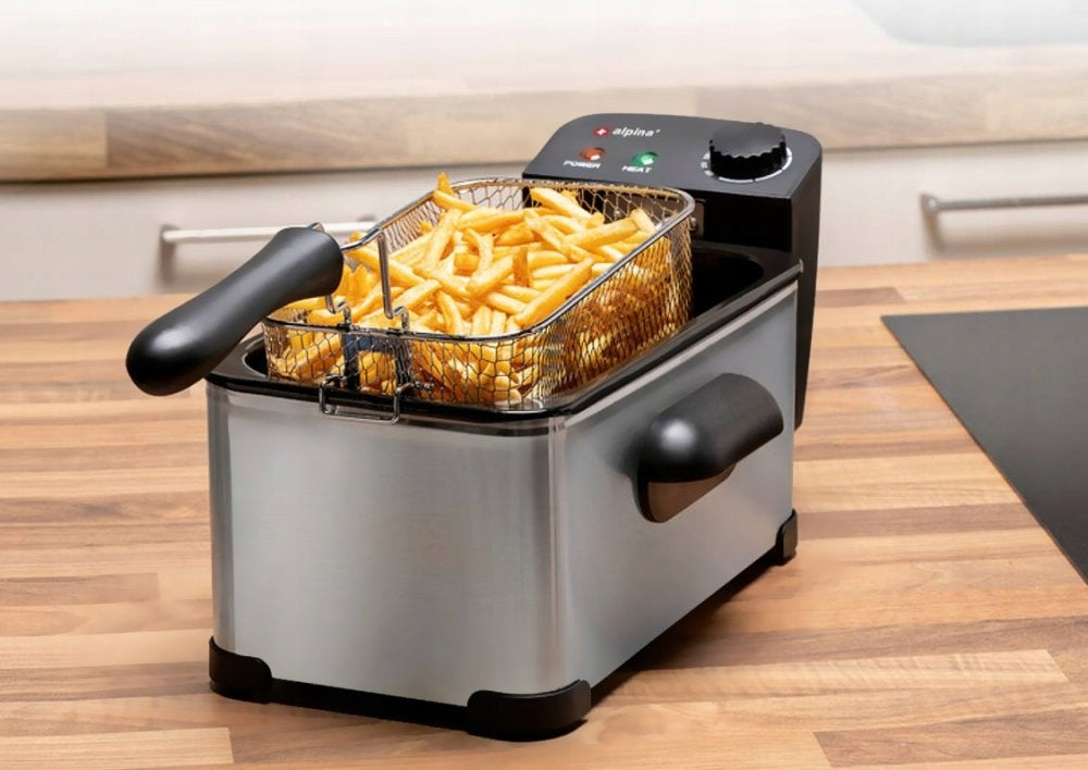 Stainless steel fryer 3 l 2000W ALPINA Brand Alpina