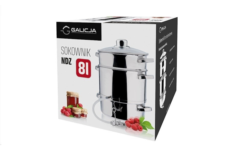 Stainless steel juicer 8 L Galicja Capacity 8 l