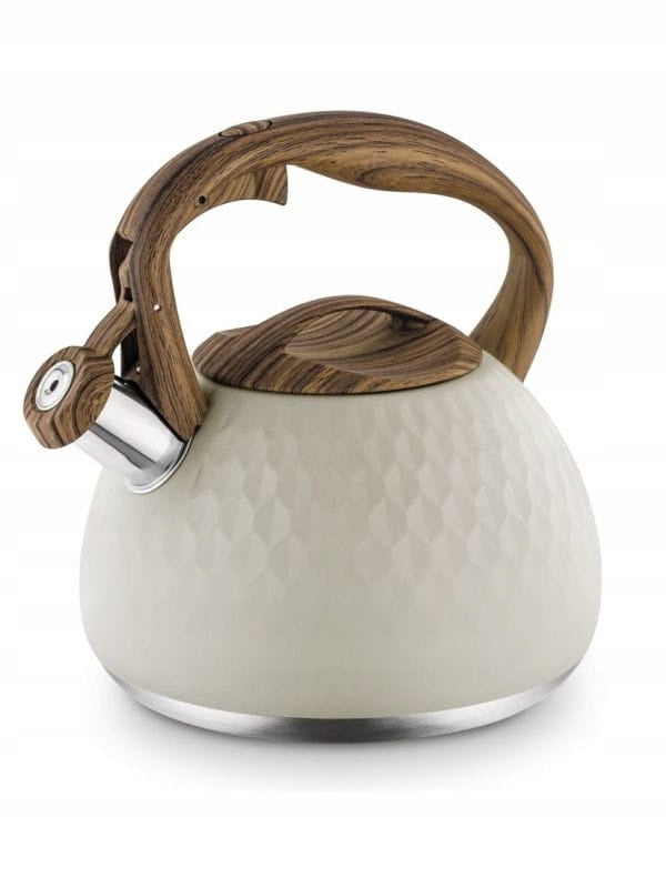 Stainless steel kettle (3 L) cream Mauro Konighoffer