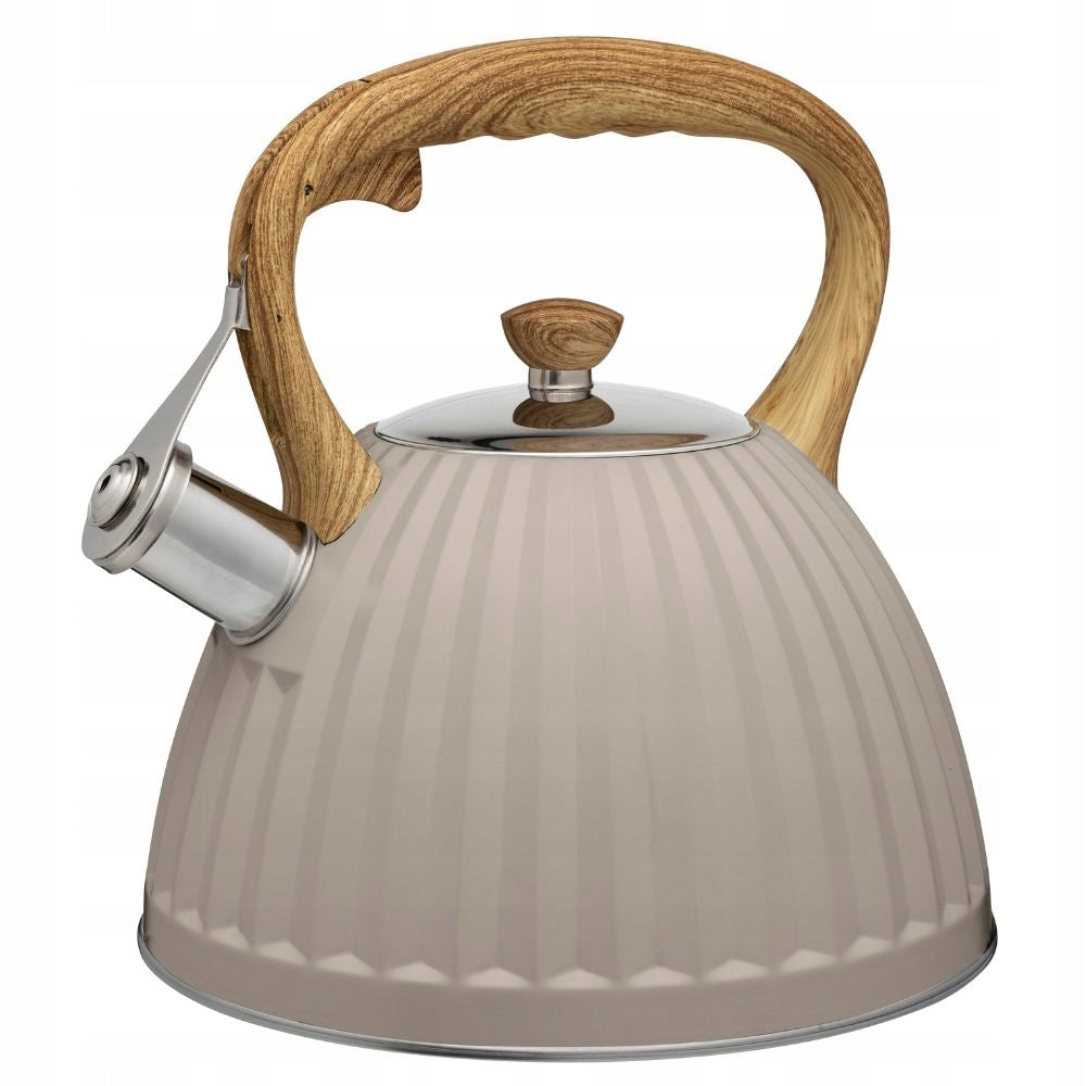 Stainless steel kettle Henry 2,8l Beige Brand Galicja