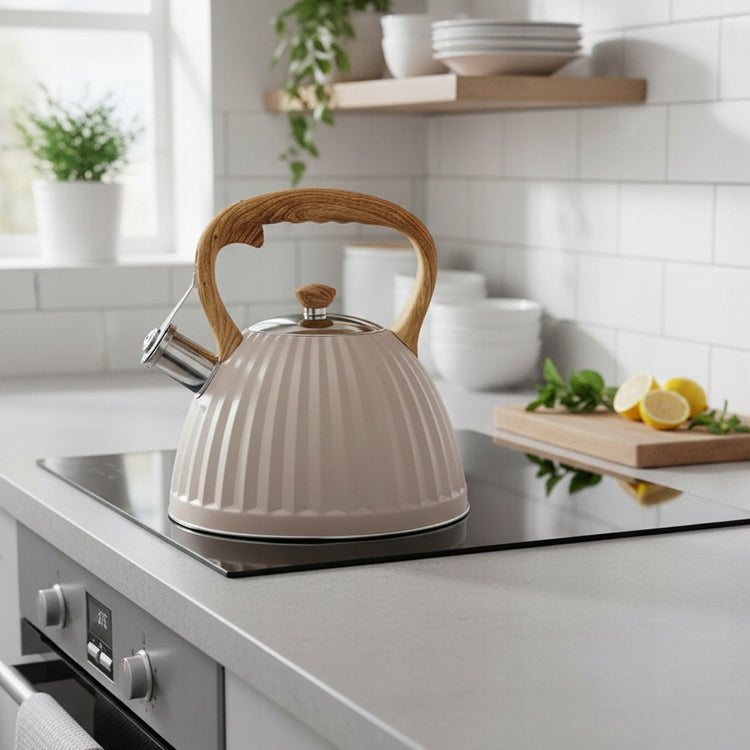 Stainless steel kettle Henry 2,8l Beige Manufacturer code 20-709-68