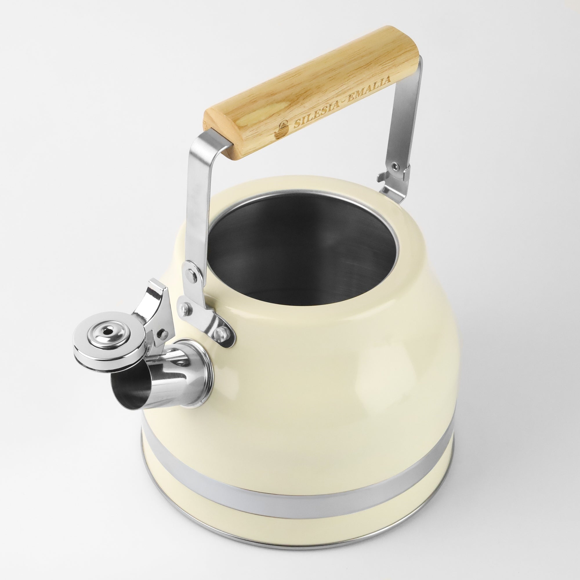 Stainless steel kettle with whistle FELIKS 2,3L cream INDUCTION GAS Manufacturer code 5905155031136