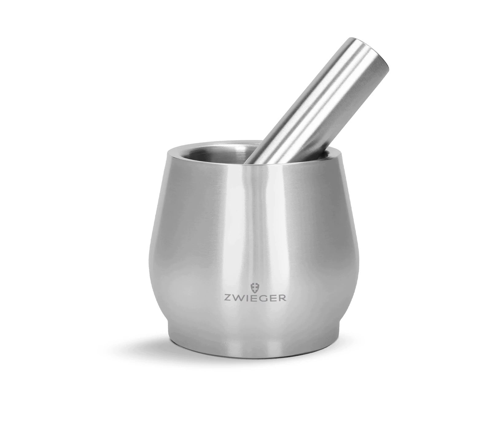 Stainless steel mortar Klassiker PRO Zwieger