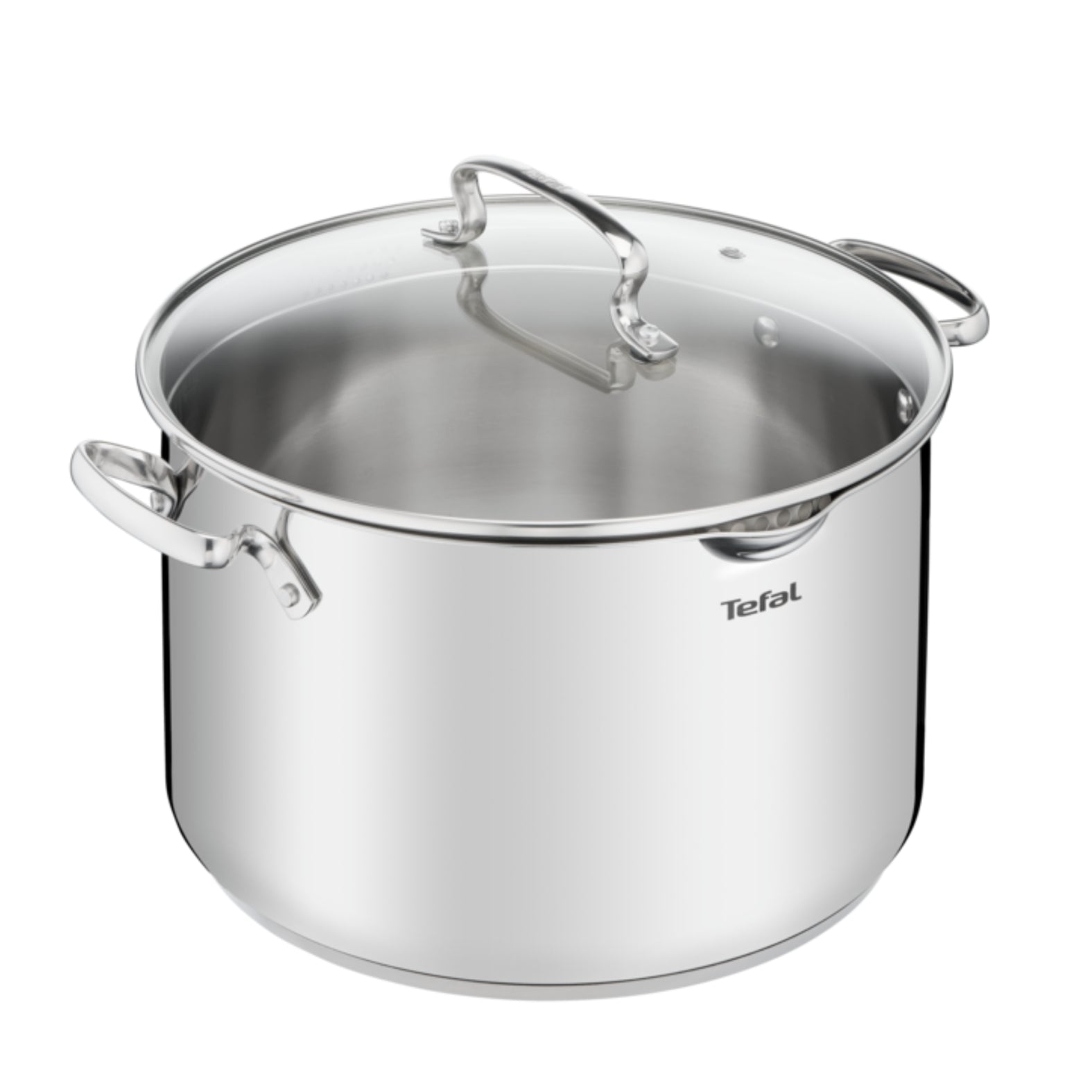 Stainless steel pot with lid TEFAL Duetto+ 28cm G7196455 induction