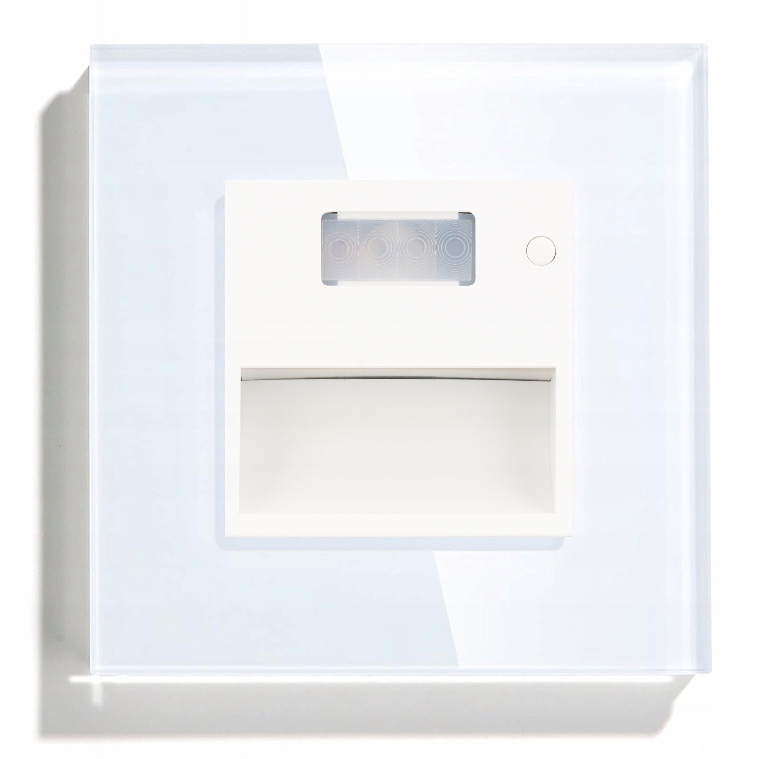 Stair Light Glass LED Motion Sensor White Color and Brightness Adjustment