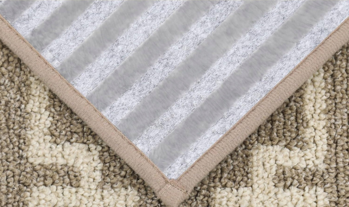 Stair Mats 4 Pcs Self-Adhesive Non-Slip Beige 22x70 cm BEQHAUSE Length 76 cm
