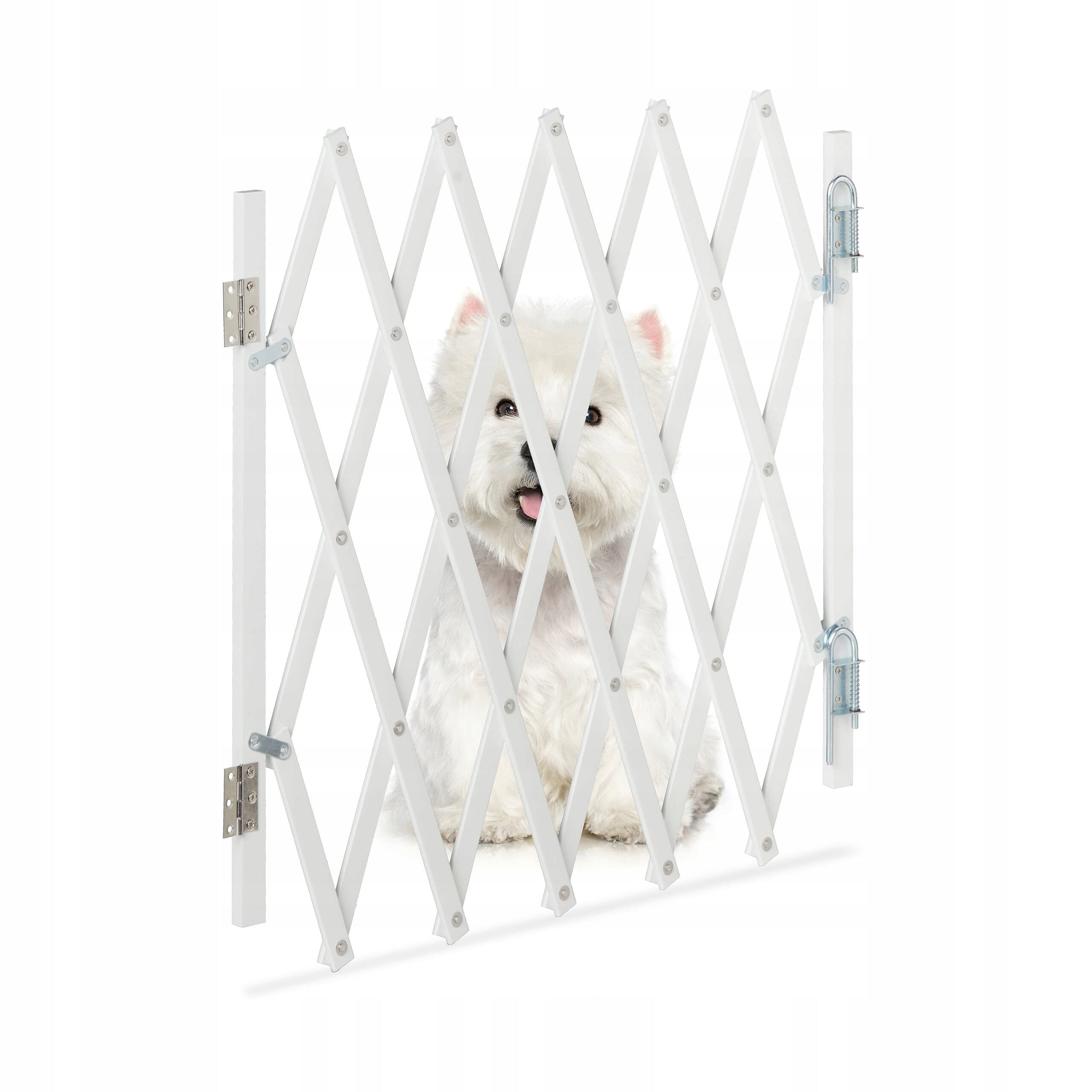 Stair barrier Relaxdays expansion white