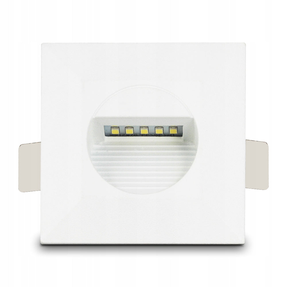 Stair lighting outlet luminaire LED stair light 230V IP54 2W WHITE Manufacturer code 10091