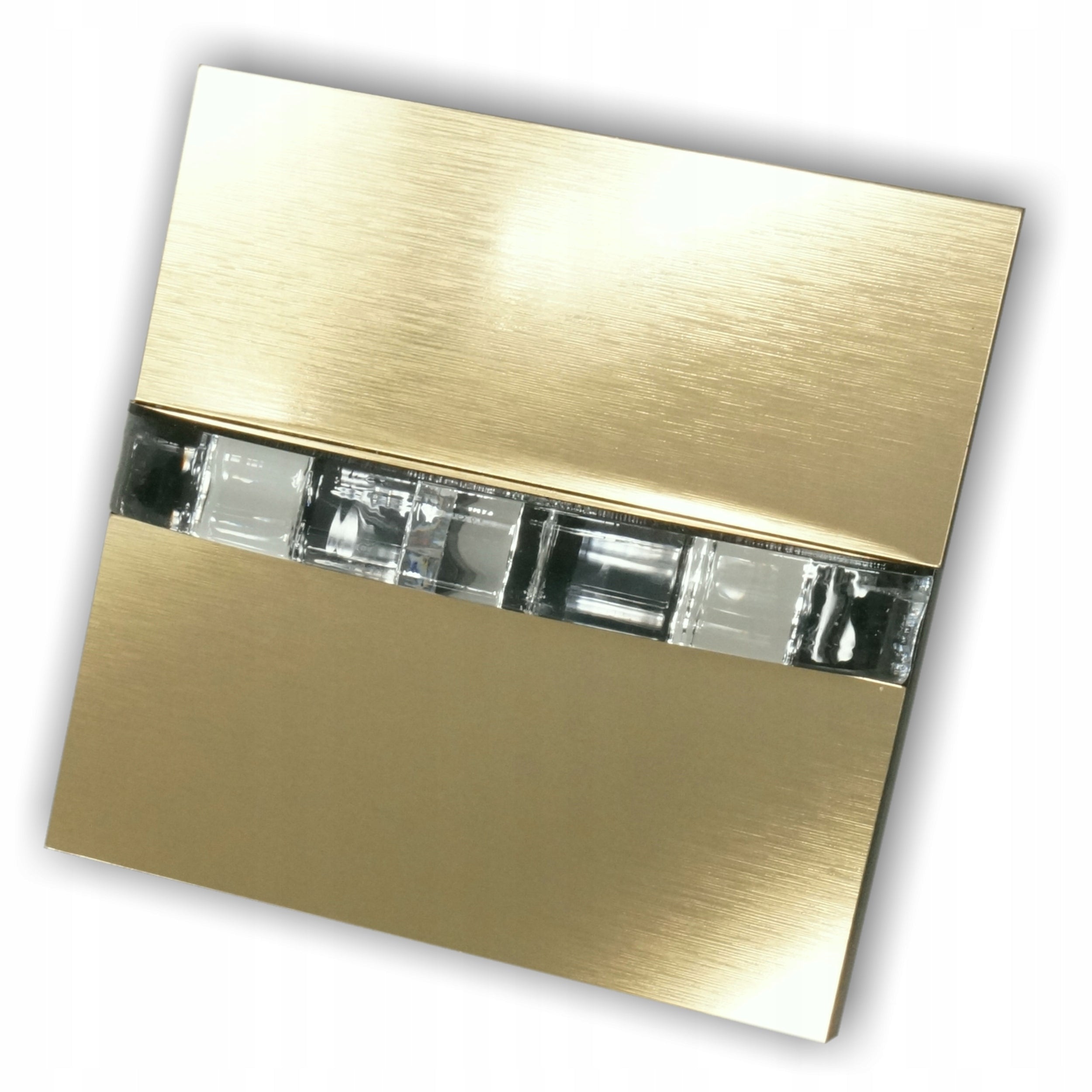 Staircase lighting LED staircase light Q8 BRASS 230V