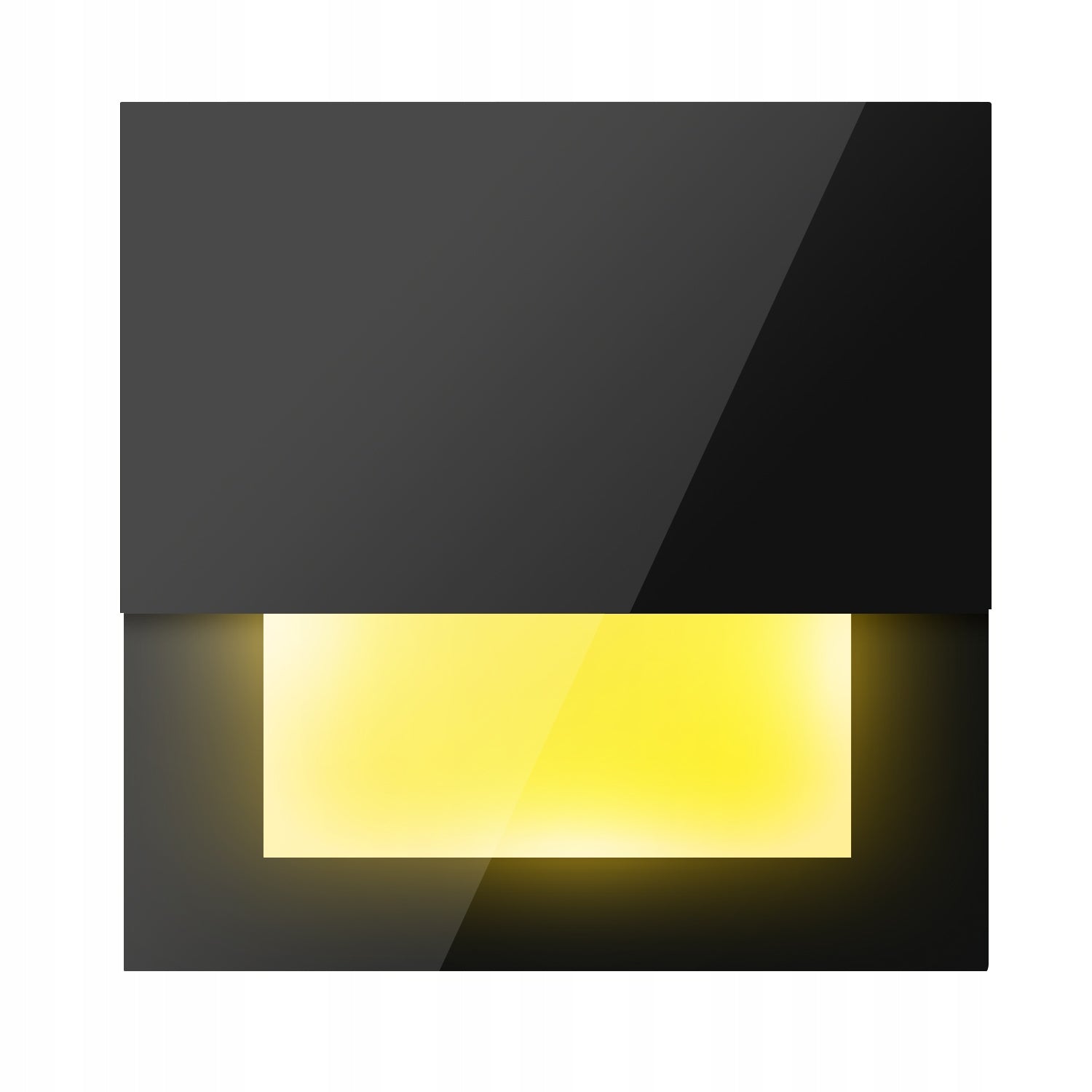 Staircase luminaire 230V LED lighting staircase light BLACK WARM 3000k Manufacturer code L-KW-CZ-WW