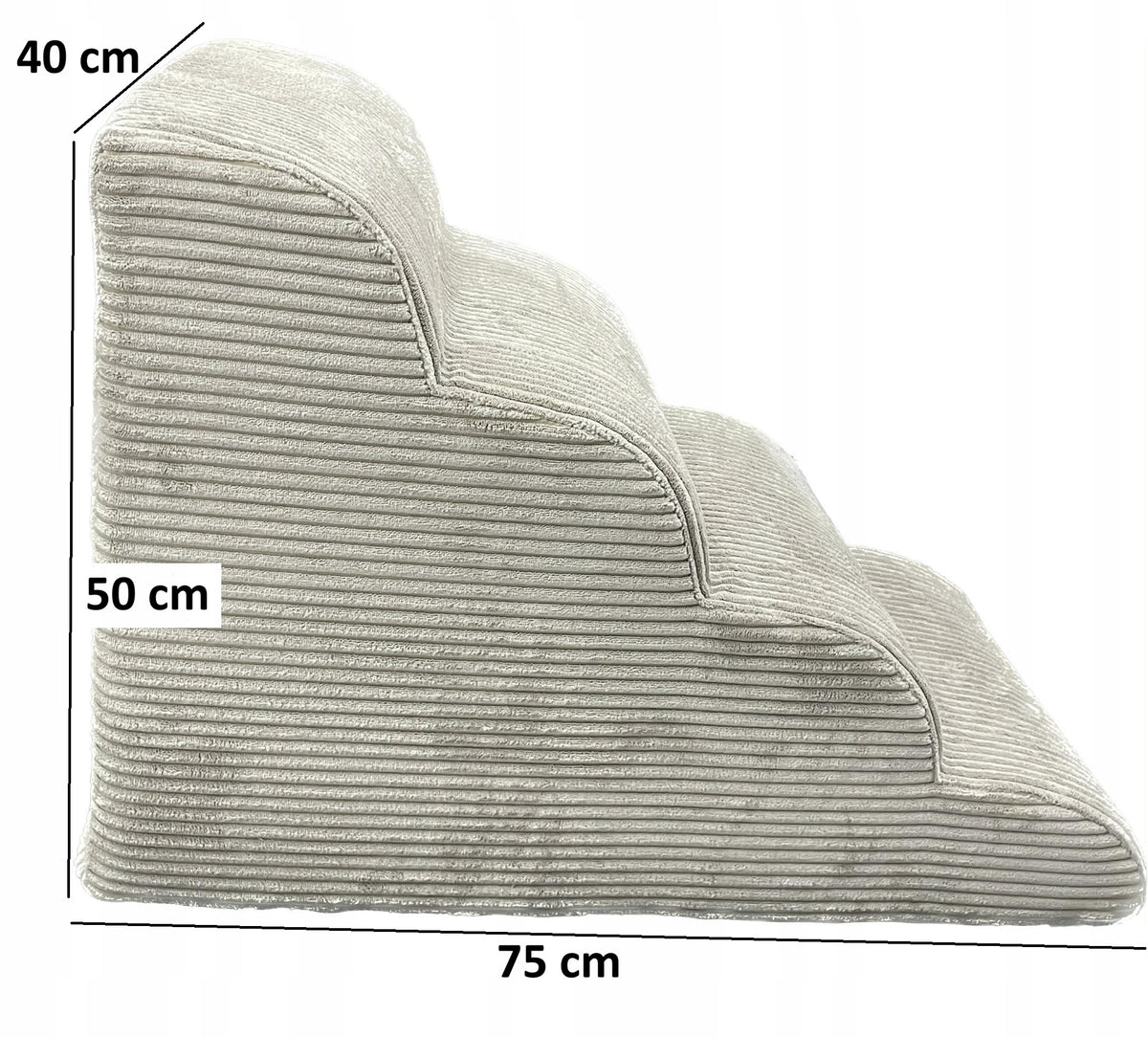 Stairs for Dog 4 degrees, height 50 cm, width 40 cm, length 75 cm Manufacturer code P0045