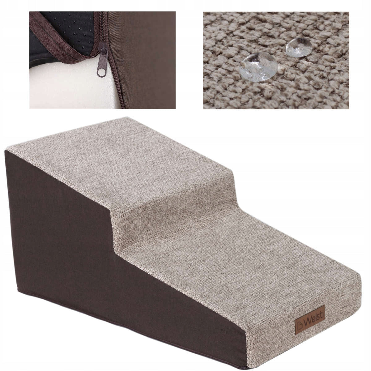 Stairs for large dog up to 60 kg stairs gentle steps Welsti 30 cm