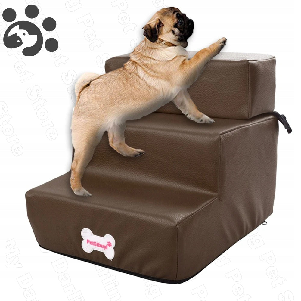 Stairs stairs steps for cat dog Eco leather 2 or 3 degrees