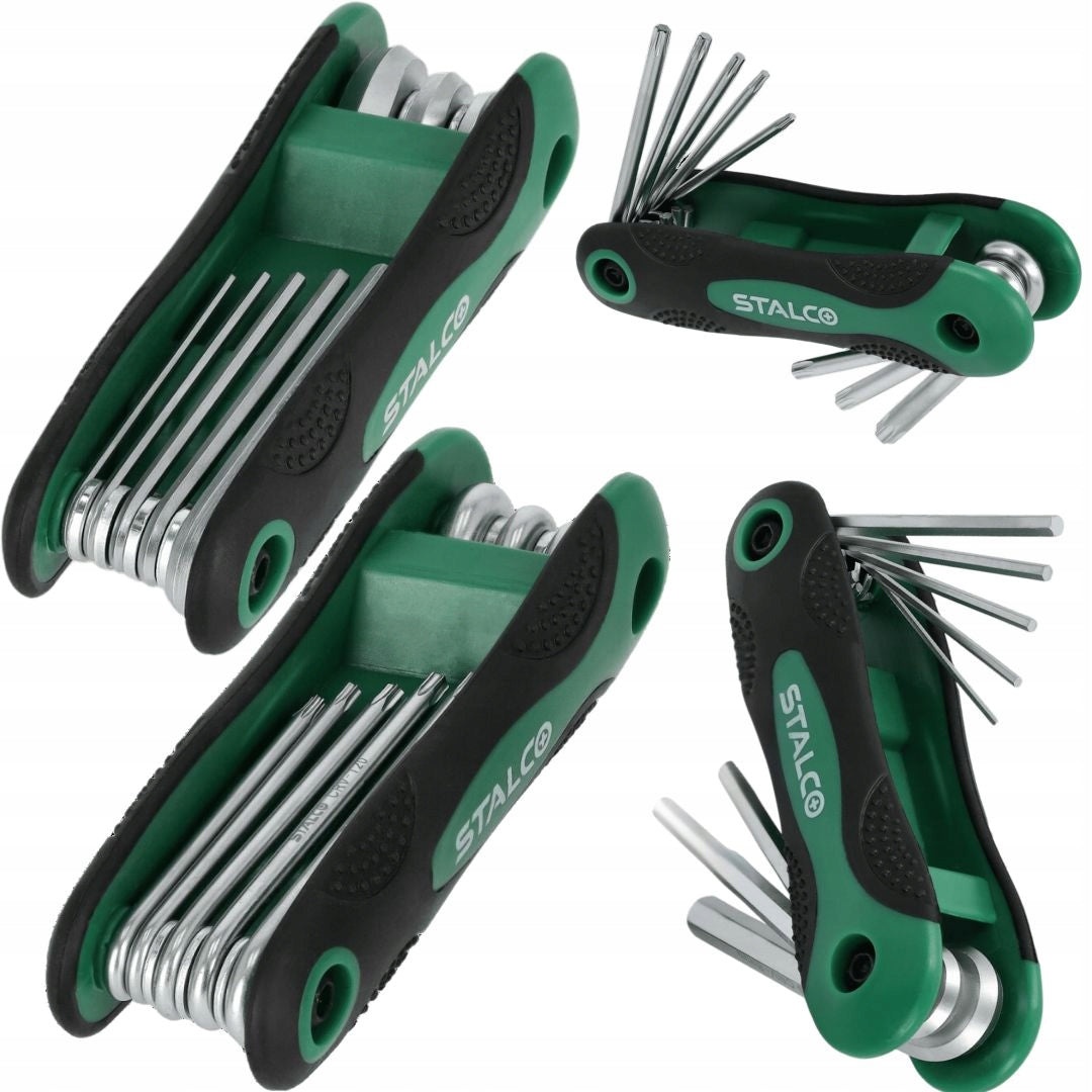 Stalco Set of keys torx and hex folding 16 elements Packaging status original
