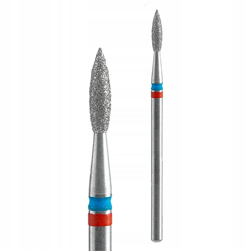 Staleks Diamond Cutter Flame Teardrop Duo Red Blue FA11RB021/8 Brand Staleks